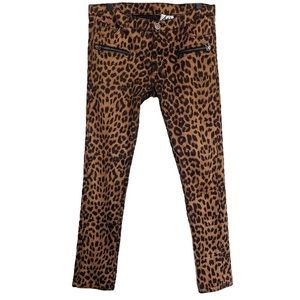UNIF Leopard Velvet Motorcycle Pants